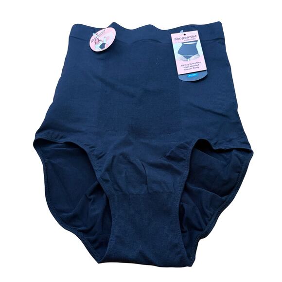 Shapermint XL/XXL Black High Waisted Shaper Panty 54008 Shapewear Neutral Comfy - Picture 2 of 10